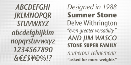 ITC Stone Sans II Font Poster 3